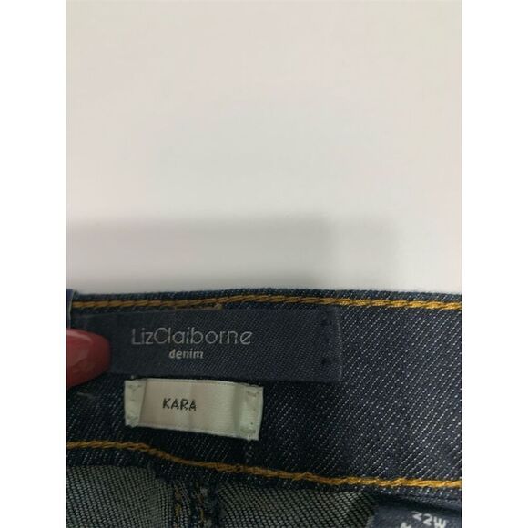Liz Claiborne Women's Plus Size 22 Bootcut Jeans Dark Blue Denim - Picture 9 of 16